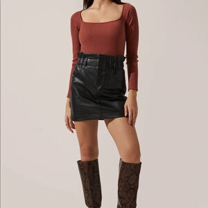 ASTR Square Neck Long Sleeve Bodysuit, Size 1X, NWOT​